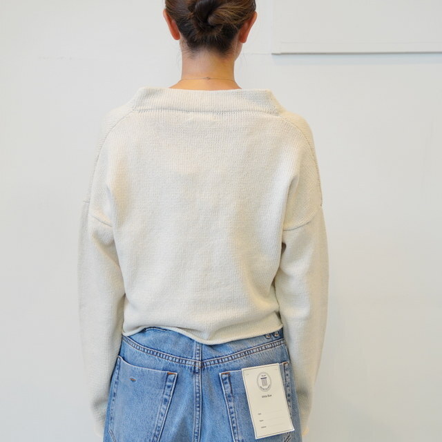 【30%OFF】NIDO(ニド) V-NECK CROP SWEATER #V-NECKSWEATER(4)