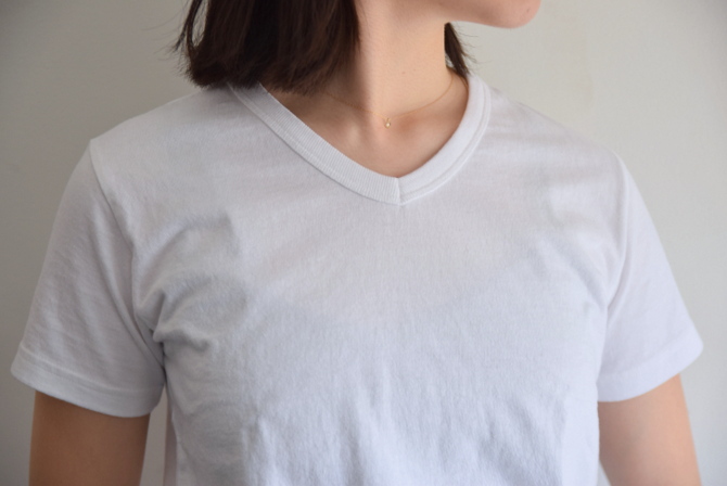 commono reproducts (コモノリプロダクツ) V Neck Tee(2色展開)【K】(5)