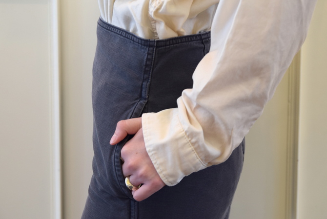 MADISONBLUE(マディソンブルー) SOFIE BACK SATIN TIGHT LONG SKIRT【K】(5)