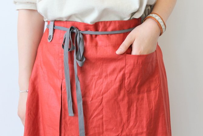 【40%OFF SALE】GASA*grue(ガサ グルー) ドローイングのためのボックススカート_41091-02412【K】(5)