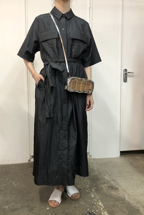 humoresque(ユーモレスク) pocket shirt dress【K】(5)