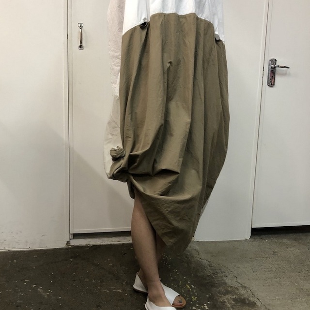 DANIELA GREGIS(ダニエラ グレジス) ワンピース(WHITE×NATURAL)【K】(5)