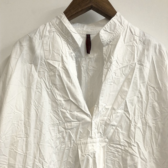 DANIELA GREGIS(ダニエラ グレジス) バンドカラーブラウス(WHITE)【K】(5)