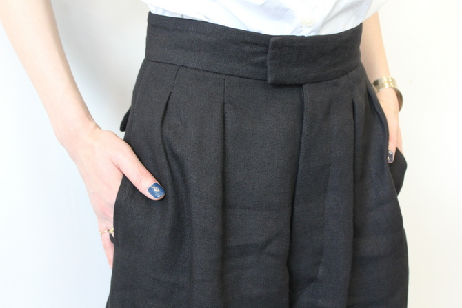 【30%OFF SALE】YLÉVE(イレーヴ) LINEN TUMBLER SHORTS_168-9141032【K】(5)