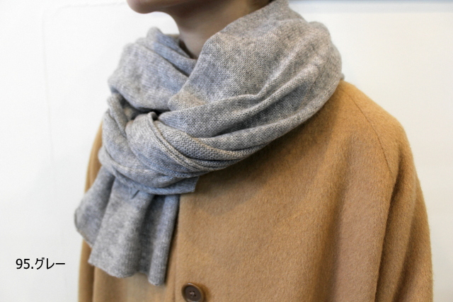 【30%OFF SALE】AN SPINNEN(スピネン) 【19AW】スーパーファインソフトカシミヤストール(6色展開)_ANS-WA0011【K】(5)