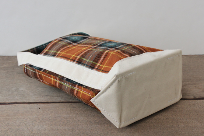 TEMBEA(テンベア)BAGUET TOTE S(WOOL BROWN CHECK)【K】(5)