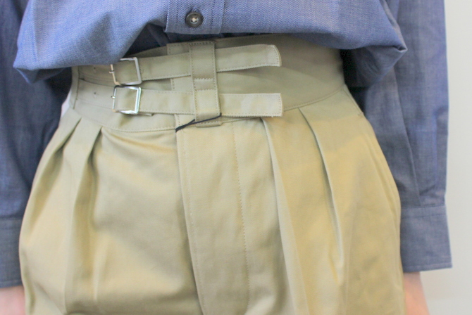 LENO&Co.(リノアンドコー) / 【20SS】DOUBLE BELTED GURKHA TROUSERS(2色展開)_L2001-PT001【K】(5)