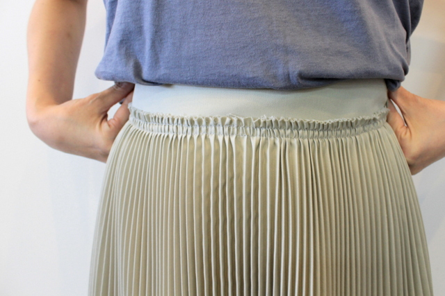 【30% off sale】YLÉVE(イレーヴ) 【20SS】CHINO PLEATS SKIRT_168-0130567【K】(5)