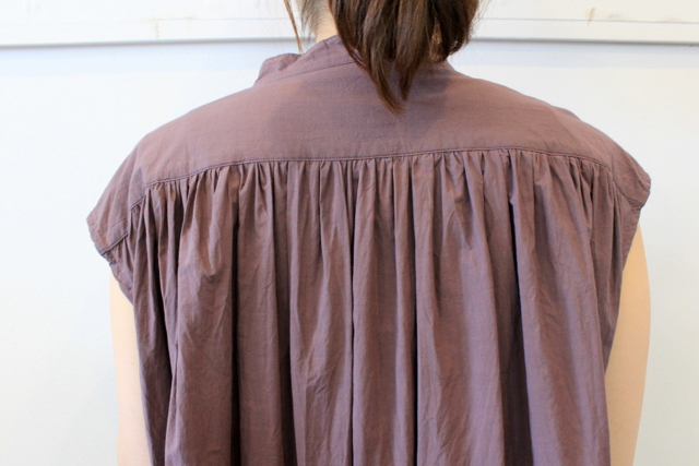 TOUJOURS(トゥジュー)【20SS】Pleated Sleeveless Shirt Dress_MM32ND03【K】(5)