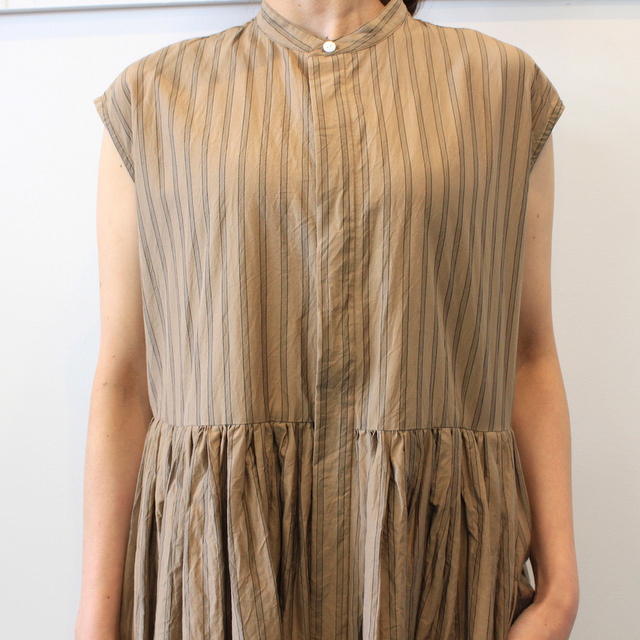TOUJOURS(トゥジュー)【20SS】Sleeveless Band Collar Dress TM32FD02 【K】(5)