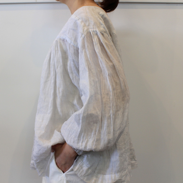 TOUJOURS(トゥジュー) 20SS CLASSIC PLEATED BLOUSE TM32JS02【K】(5)