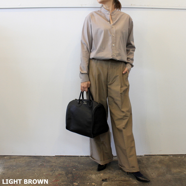 AURALEE(オーラリー)【20AW】WASHED FINX TWILL SHIRTS(2色展開)_A20AS03TN【Z】(5)