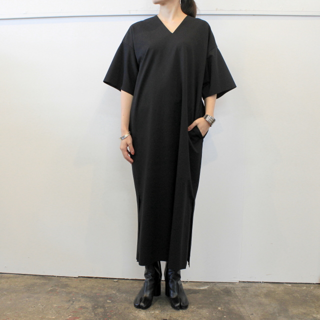 Graphpaper(グラフペーパー)【20 AW】Compact Ponte Cut Off Dress _GL203-60036B【K】(5)