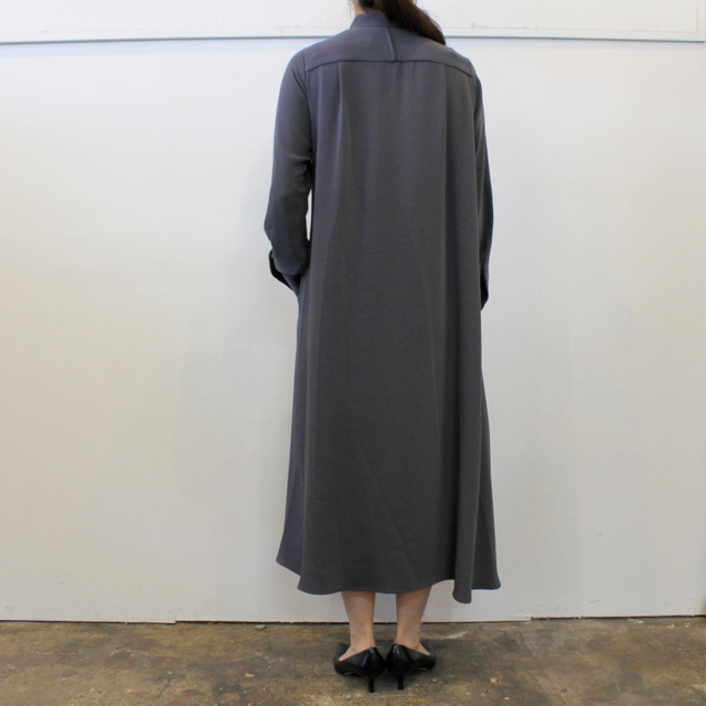 Graphpaper(グラフペーパー)【20 AW】Satin Band Collor Dress(2色展開)_GL203-60125B【K】(5)