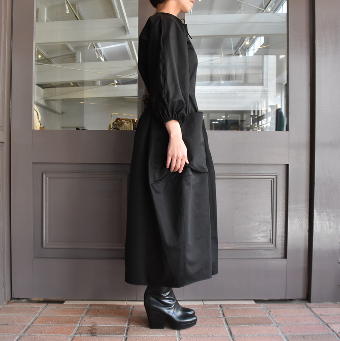 TENNE HANDCRAFTED MODERN(テン ハンドクラフテッドモダン) VOLUME SLEEVE DRESS #0014DR(5)