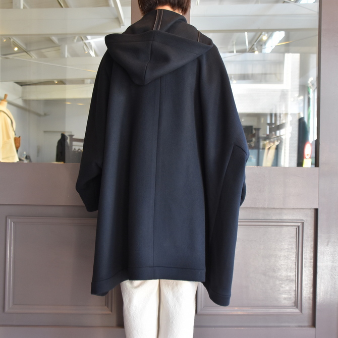TENNE HANDCRAFTED MODERN(テン ハンドクラフテッドモダン) SUPER 180'S WOOL CAPE WITH HOOD #0020CT(5)