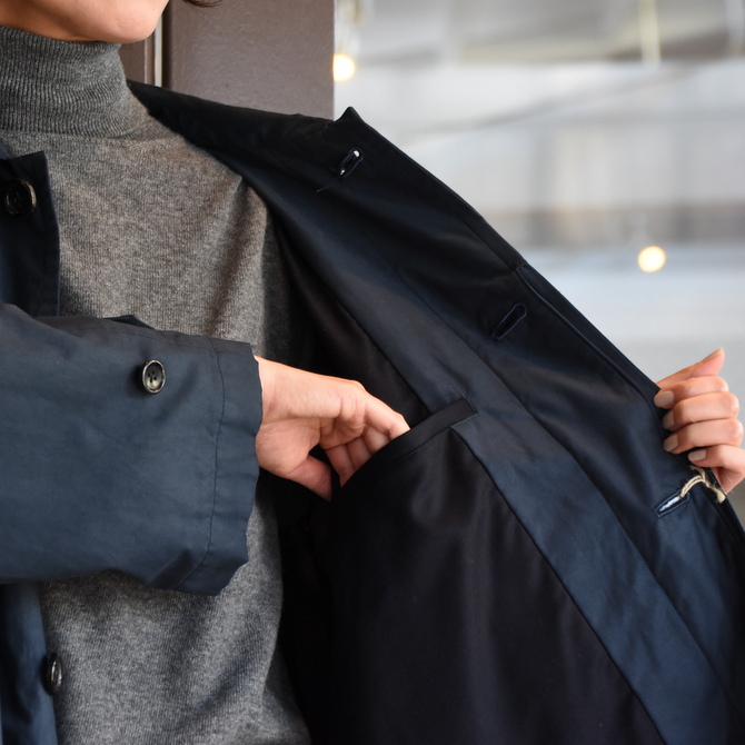 TOUJOURS(トゥジュー) Oversized Flared Soutien Collar Coat #TM33GC02(5)