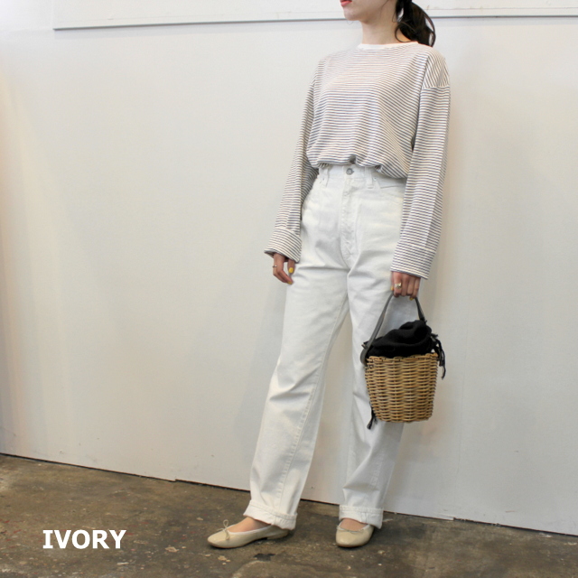 LENO&Co.(リノアンドコー) 【21SS】LONG SLEEVE BORDER T-SHIRT(2色展開)_H2101CS002【K】(5)