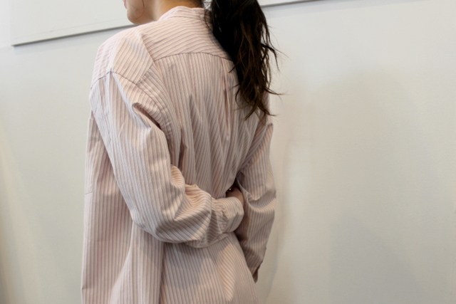 LENO&Co.(リノアンドコー) 【21SS】BAND COLLAR PULLOVER DRESS STRIPE_L2101DR001【K】(5)