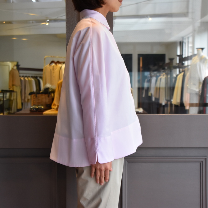 TENNE HANDCRAFTED MODERN(テン ハンドクラフテッドモダン) GUSSET SL SHIRT WITH COLLAR #0013-21SS(5)