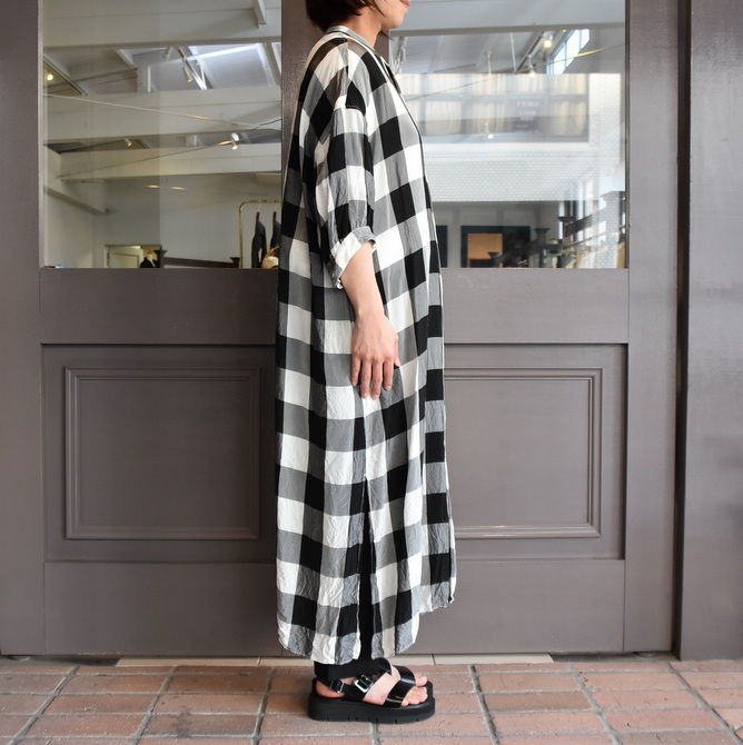 TOUJOURS(トゥジュー) Half Bishop Sleeve Shirt Dress #TM34HD01(5)