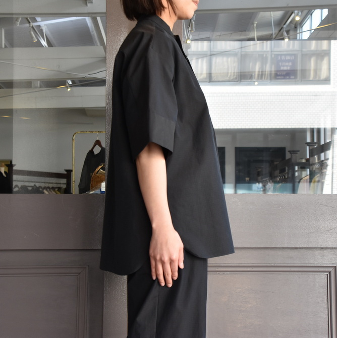 AURALEE(オーラリー) WASHED FINX RIPSTOP CHAMBRAY HALF SLEEVED SHIRTS #A21SS06FL(5)