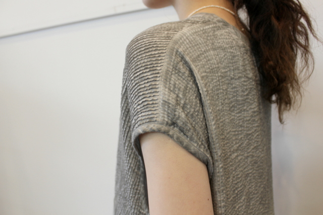 maison de soil(メゾンドソイル) MINI PINTUCK V-NECK DRESS_NMDS21182【K】(5)