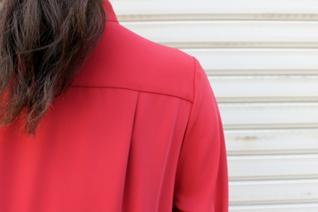 Graphpaper(グラフペーパー)【21AW】Satin Band Collar Dress(4色展開)_GL213-60125B【K】(5)
