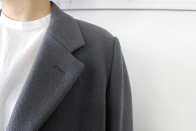 AURALEE(オーラリー) DOUBLE CLOTH LIGHT MELTON CHESTERFIELD COAT_A21AC03LM【K】(5)