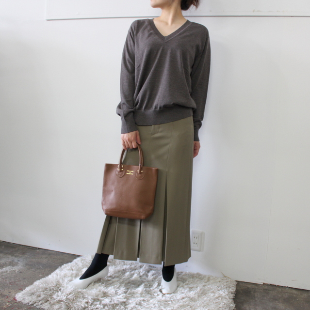 y40% OFF SALEzAURALEE(I[[) SUPER HIGH GAUGE WOOL KNIT V-NECK_A21AV05HKyKz(5)