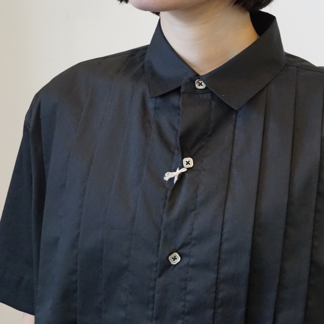 chimala(`}) HIGHCOUNT TWILL TUCK BLOUSE #CS35-S02A(5)