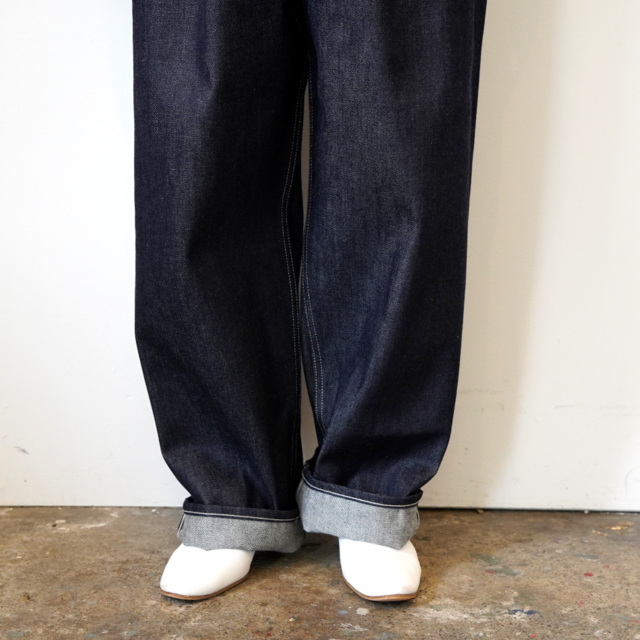 Graphpaper(ƒOƒ‰ƒtƒy[ƒp[)Selvage Denim Two Tuck Pants_GU233-40188RB(5)
