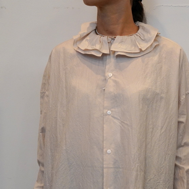 TOUJOURS(ƒgƒDƒWƒ…[) /RUFFLE COLLAR BAGGY SHIRT#TM39US01(5)