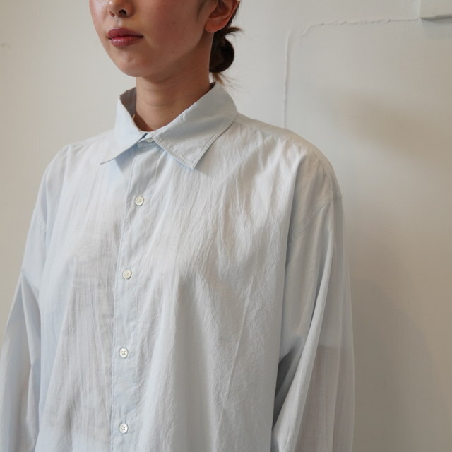 Vas-y Lentement(ヴァジーラントモン)REGULAR COLLAR L/SL SHIRT #NVL2411CB(5)
