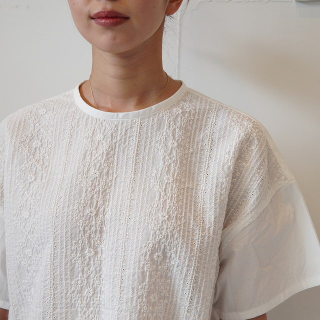 SARAH(サラ) SHIRPING EMBROIDERY S/S #C52892(5)