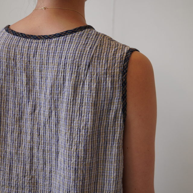 SARAH(サラ) SIMONE MINI CHECK LINEN S/ #C52999(5)