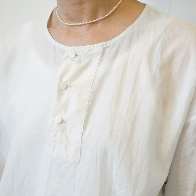 TOUJOURS(トゥジュー) BIG HENLEY NECK SHIRT #MM42ES02(5)
