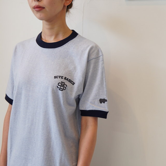 Scye(サイ) 30/2COTTON JERSEY PRINT RINGER T-SHIRT#5725-21702(5)