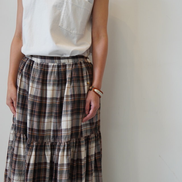 TOUJOURS(トゥジュー) / Raffled Maxi Skirt #TM42WK04(5)