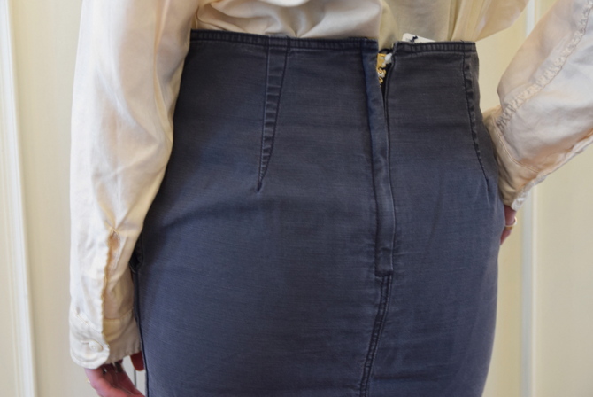 MADISONBLUE(マディソンブルー) SOFIE BACK SATIN TIGHT LONG SKIRT【K】(6)