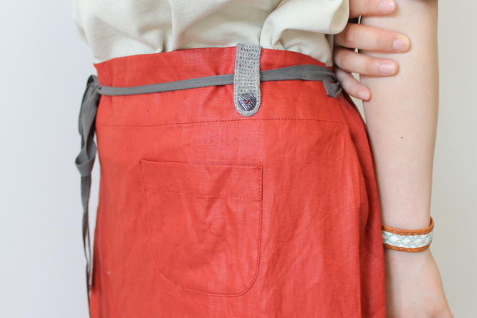【40%OFF SALE】GASA*grue(ガサ グルー) ドローイングのためのボックススカート_41091-02412【K】(6)
