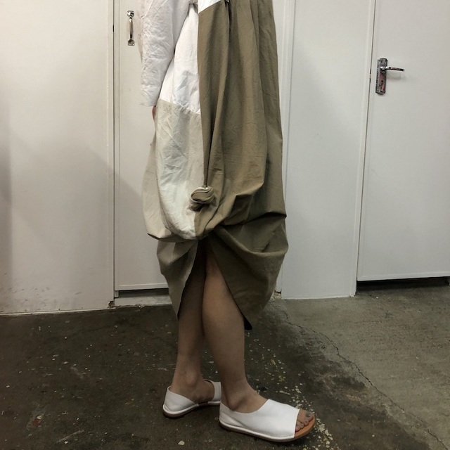 DANIELA GREGIS(ダニエラ グレジス) ワンピース(WHITE×NATURAL)【K】(6)