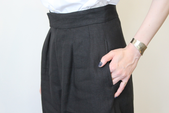 【30%OFF SALE】YLÉVE(イレーヴ) LINEN TUMBLER SHORTS_168-9141032【K】(6)