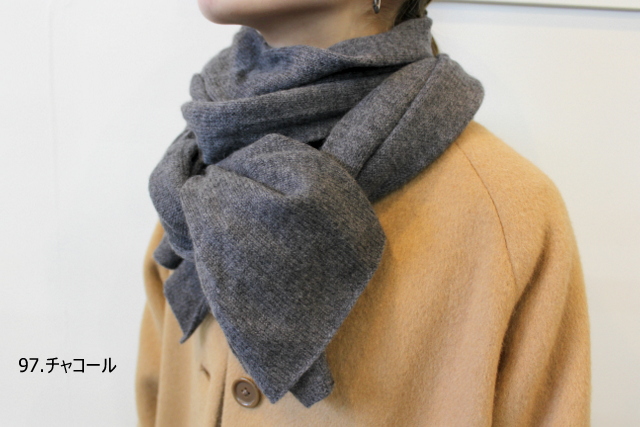 【30%OFF SALE】AN SPINNEN(スピネン) 【19AW】スーパーファインソフトカシミヤストール(6色展開)_ANS-WA0011【K】(6)