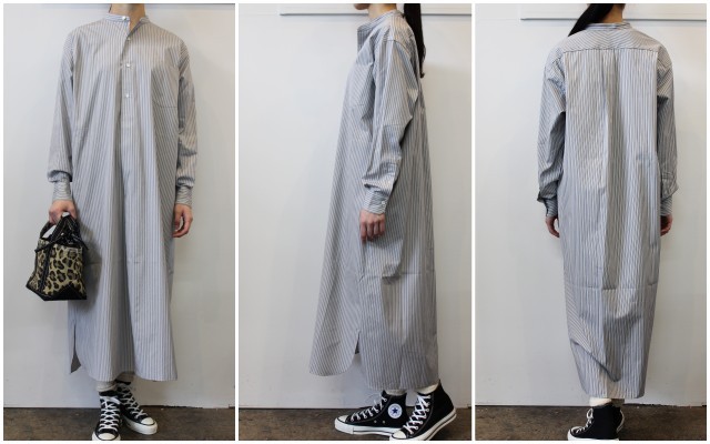 LENO&Co.(リノアンドコー) / BAND COLLAR PULLOVER DRESS(2色展開)_L2001DR001【K】(6)