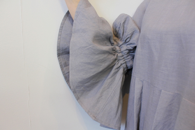 GASA*(ガサ) 【20SS】黒豆さん Gathered sleeves dress_11201-03111-B-F【K】(6)