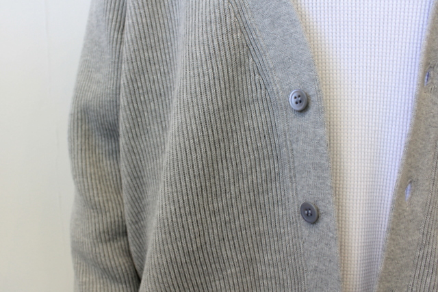 Graphpaper(グラフペーパー)【20 SS】High Density Cotton Knit Cardigan_GL201-80078【K】(6)