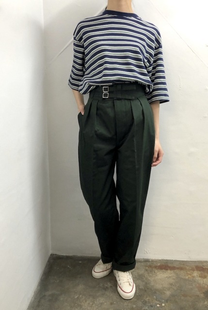 LENO&Co.(リノアンドコー) /【20SS】MULTI BORDER BIG T-SHIRT_H2001-CS004【K】(6)
