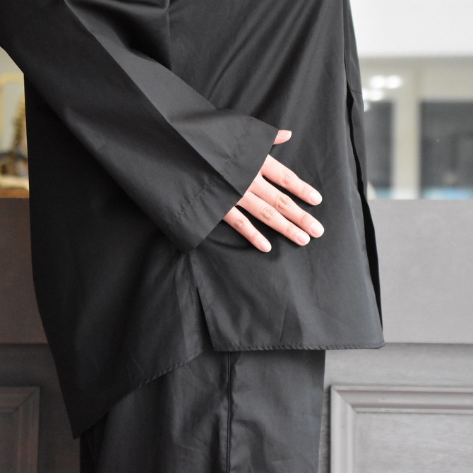 【30% off sale】CristaSeya(クリスタセヤ)/ LIGHT COTTON PYJAMA SHIRT #02DA-C(6)