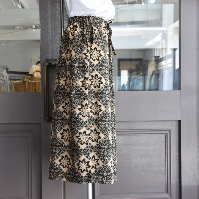 South2West8 String Skirt -Printed Flannel / Batik #GL837(6)